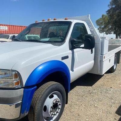 #65 â€¢ 2005 Ford F-450 Pickup Truck, VIN # 1FDXF46P35EA09127. Year: 2005
Make: Ford
Model: F-450
Vehicle Type: Pickup Truck
Mileage:...