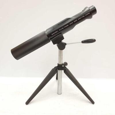 #3612 â€¢ Bushnell 9 To 30 Power 40mm Zoom Spotting Scope included carrying case. 