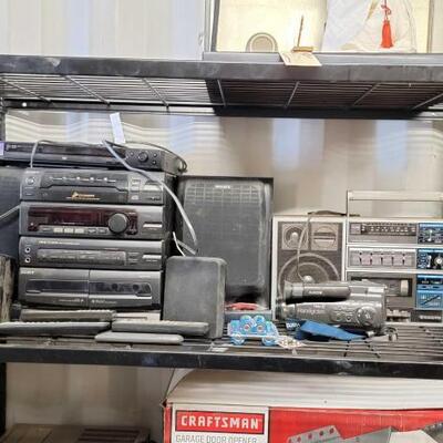 #5016 â€¢ Stereo Equipment, Radio, Remotes, Batteries and Video Recorder