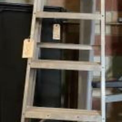 #80208 â€¢ Werner 8 ft Ladder:Werner 8 ft Ladder Surrounding Items Not Included.