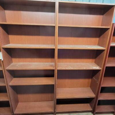 #3580 â€¢ (6) Book Shelves