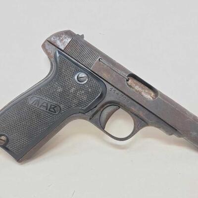#246 â€¢ MAB Brevete Model D 7.65: Serial Number: 114709 Barrel Length: 4".