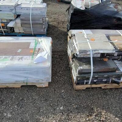 #89512 â€¢ 2 Pallets Of Tile And Vinyl Flooring