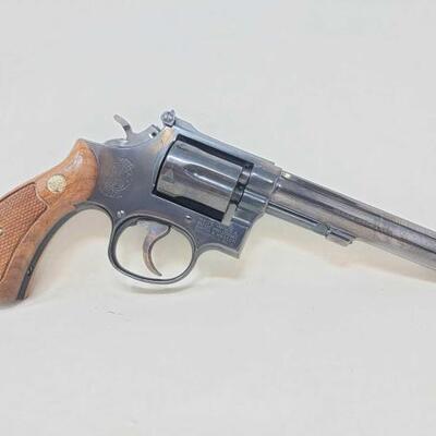 #328 â€¢ Smith & Wesson 38 S&W Special 38spl. Serial Number: 11215 Barrel Length: 6". 