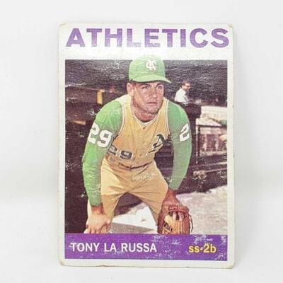#1500 â€¢ Athletics Tony La Russa ss-2b Collectors Card: Athletics Tony La Russa ss-2b Collectors Card.
