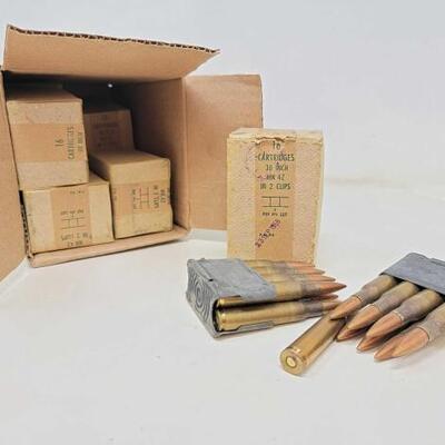 #2540 â€¢ 128 Rounds of POF 68 30 and 16 Clips: 128 Rounds of POF 68 30 and 16 Clips In Original Packaging. 