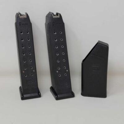 #2502 â€¢ Two 16 Round Glock Magazines
