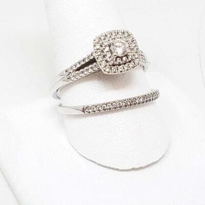 #702 â€¢ 14k Diamond Earrings, 1.2g. Weighs Approx 1.2 g. 