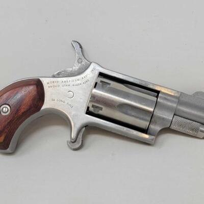 #320 â€¢ North American Arms NAA22 .22lr Revolver. Serial Number: L021537 Barrel Length: 1". 
