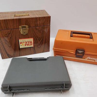 #2730 â€¢ Gun Cleaning Box, Small File Holder, Gun Case