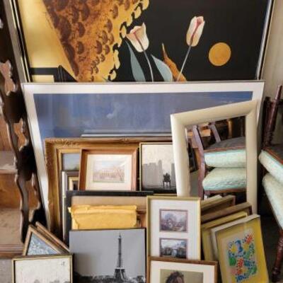 #5008 â€¢ Paintings, Photos, and Wall Art Measurements Range Approx.