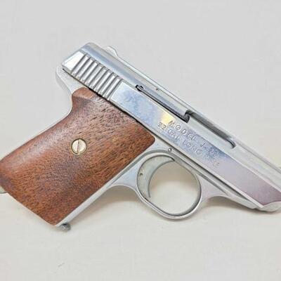#242 â€¢ Jennings Firearms, Inc. J-22 .22lr Semi-Auto Pistol
High bid $35
Serial Number: 057388 Barrel Length: 2.5". 