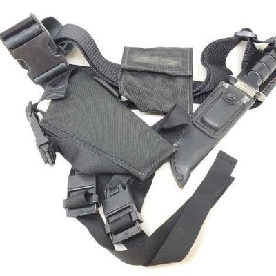 #2582 â€¢ Assault Systems Holster Belt with 6" Life Knife