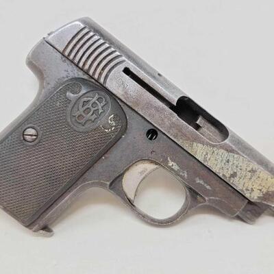 #254 â€¢ Regina Pocket .32 Semi-Auto Pistol: Serial Number: 9681 Barrel Length: 2.5" Non Operable. 