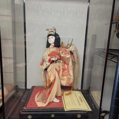 #5028 â€¢ Porcelain Geisha Doll