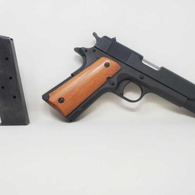 #201 â€¢ Rock Island Armory M1911-A1 45ACP Semi-Auto Pistol. Serial Number: R1A178012
Barrel Length: 5.5 