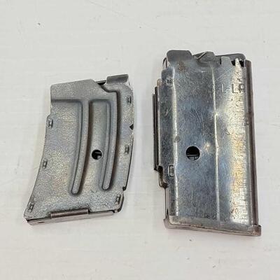 #2501 â€¢ (2) .22 Magazines:5 Round .22 LR Magazine and 7 Round S-L-LR Magazine.