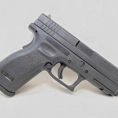 #216 â€¢ Springfield Armory U.S.A. XD-9 9x19 Semi-Auto Pistol. Serial Number: HD906546 Barrel Length: 4". 