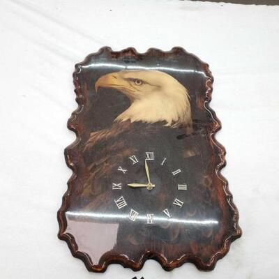 #2820 â€¢ Wooden Clock: Wooden Clock Measurements: 24"Ã—16"