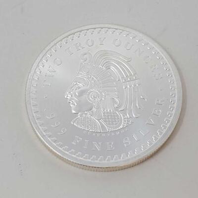 #1200 â€¢ 2 Troy Ounce 999 Fine Silver Coin