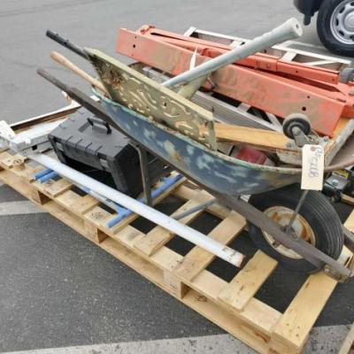 #80202 â€¢ Wheelbarrow, Scaffolding, Step Ladder, And More.