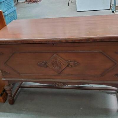 #2938 â€¢ Wooden Chest: Wooden Chest Measurements: Height: 30" Length :44" Width: 20.5". 