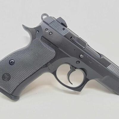 #222 â€¢ CZ 75 D Compact 9mm Luger Semi-Auto Pistol. Serial Number: F272440 Barrel Length: 3.5". 
