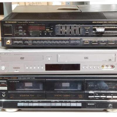 #2864 â€¢ Stereo Equipment and Video Player: Stereo Equipment and Video Player Brands: Pioneer, Fisher and Samsung. 