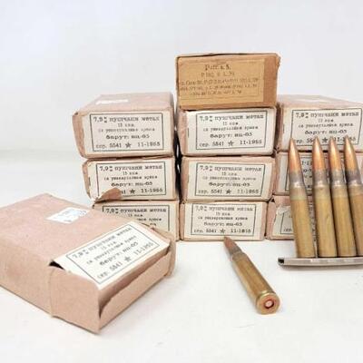 #2164 â€¢ 164 Rounds of 7.5Ã—55mm and 21 Clips