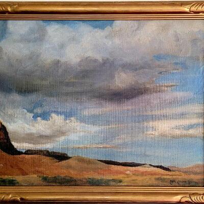 Carl Oscar Borg landscape oil