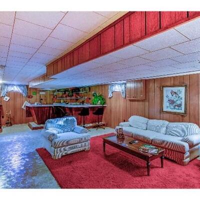Pricing:  Rec area housewares $1   Picture $3   Lamp $3  Small Appliances $5   Fireplace tool set $8   Bar stools $15 each         Red...