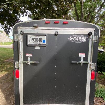 Cargo Express Trailer. XL Series. VIN 4U01C10138A038485.
Auction Estimate $1,200-$2,400