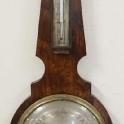 1283	SCOTTICH ROSEWOOD BAROMETER, BRUCE C MACDONALD, EDINBURGH, TUBE INSIDE IS BROKEN, 40 IN HIGH

