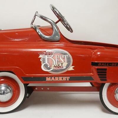 1294	CONTEMPORARY METAL PEDAL CAR *BEST YET MARKET*, *BALL BEARING DRIVE*
