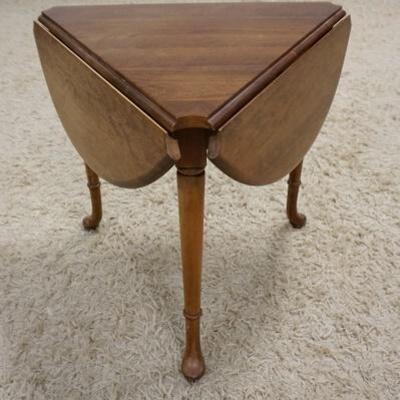 1204	STATTON HANDKERCHEIF TABLE. 30 1/2 IN OPEN, 22 1/2 IN H 
