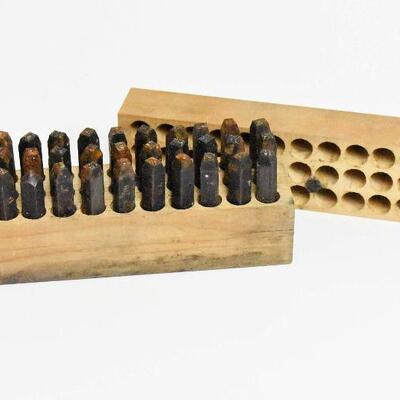 Metal Stamping Die Set with Wooden Box