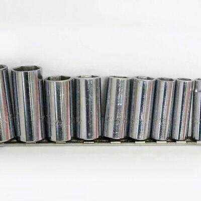 Proto 6 Point Deep Socket Set 3/8" Drive