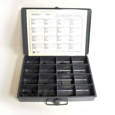 Durham Metal Compartmental Box with Drill Bits