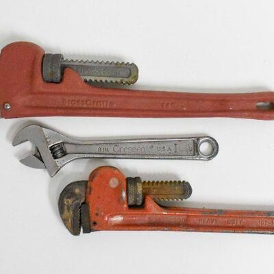 10" Super Ego Pipe Wrench & More
