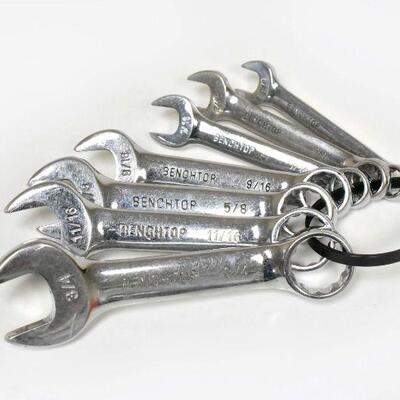Benchtop 7 Piece Stubby Wrench Set