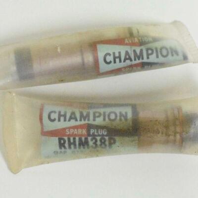 2 Champion RHM38P Spark Plugs New in Package