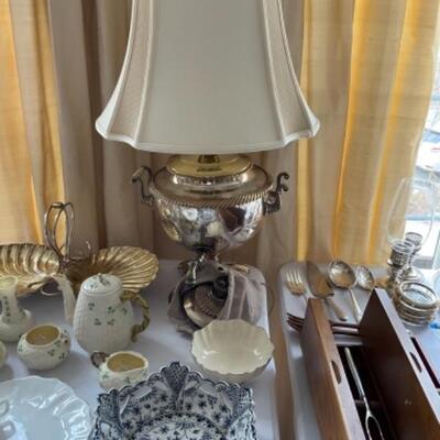 Former samovar now a lamp