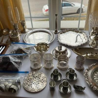Silverplate and pewter