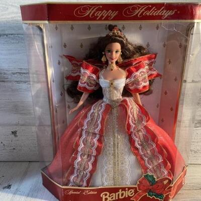 NIB 10th Anniversary Happy Holidays Barbie