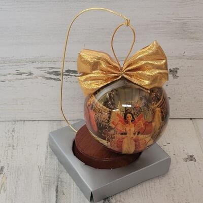 NIB 1997 Barbie Decoupage Ornament on Wooden Stand