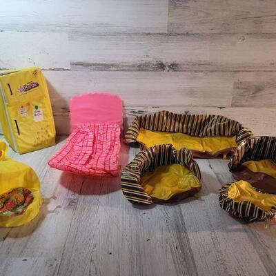 (8) Vintage Blow Up Barbie Furniture