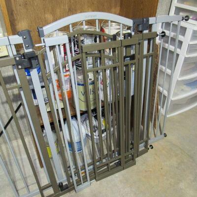gates to keep the dogs out or the kids in