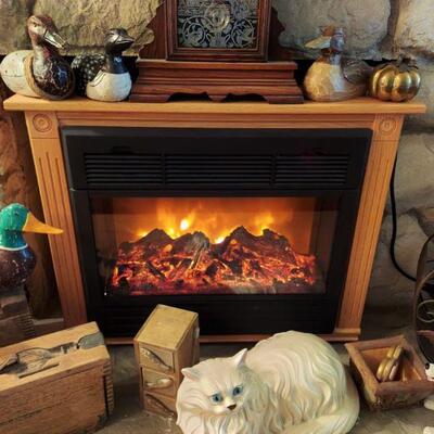 Electric Fireplace with Heater