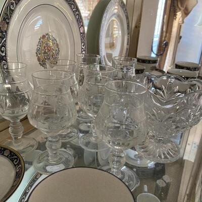 crystal glasses