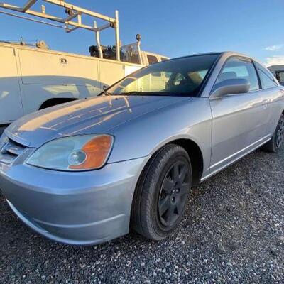 #146 â€¢ 2002 Honda Civic
Year: 2002
Make: Honda
Model: Civic
Vehicle Type: Passenger Car
Mileage: 172179
Plate:
Body Type: 2 Door Coupe...